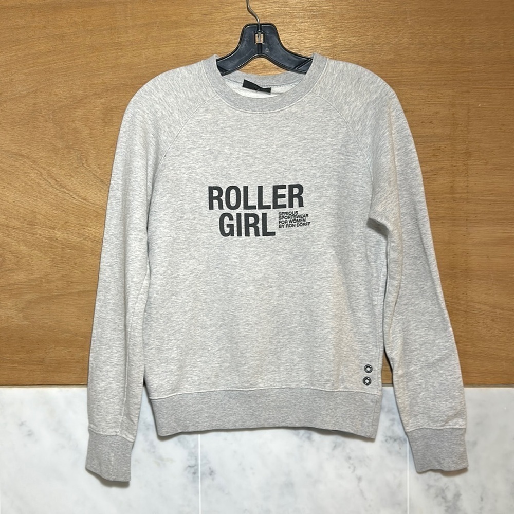 Ron Dorff  roller girl sweatshirt Jumper Pullover Long Sleeve size XS